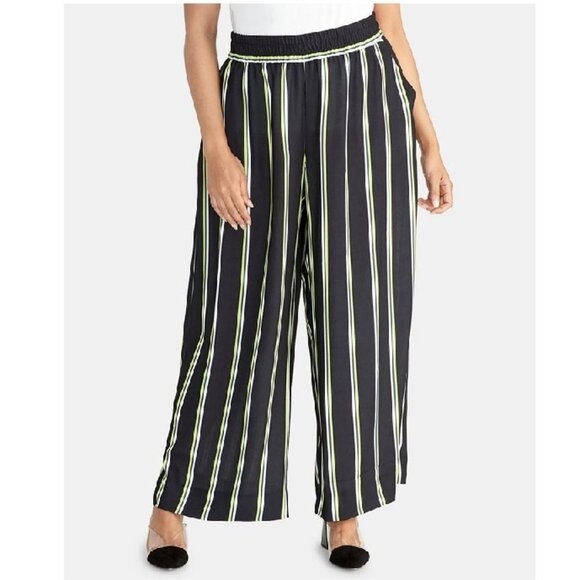 RACHEL RACHEL ROY Plus Size Goldie Striped Wide-leg Pants - Picture 1 of 4
